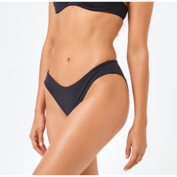 L*Space Sandy Bikini Bottom Classic Black M - Picture 9 of 9
